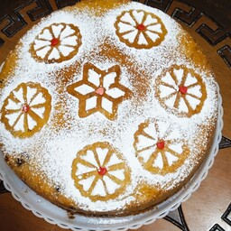 کیک سینامون کیک ترکیه ای جذاب و خوشمزه عطر و بوی بهشت میده عطر دارچین و گردو....عااالیه