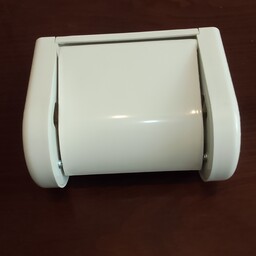 جا دستمال توالت سفید پلاستیکی سرویس بهداشتی پایه جای رول دستمال توالت کاغذی بدون جعبه