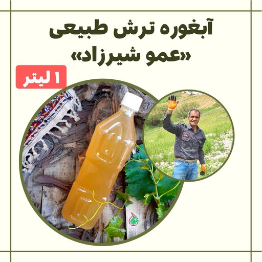 آبغوره ترش و طبیعی (900 گرم)