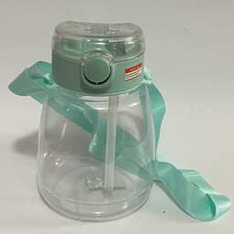قمقمه کودک مدل بنددار گنجایش 1 لیتر رنگ سبز