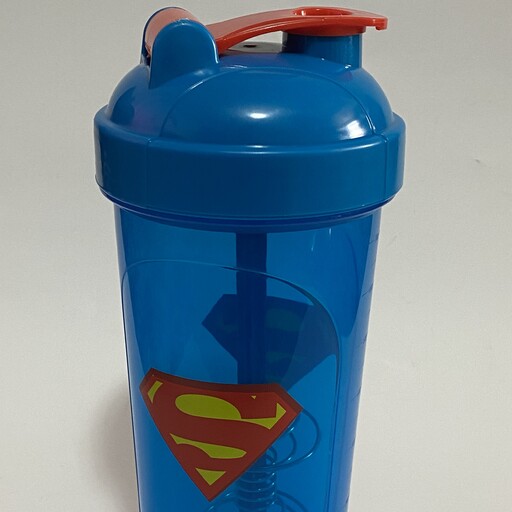 شیکر ورزشی مدل superman گنجایش 0.7 لیتر رنگ آبی ، کادو