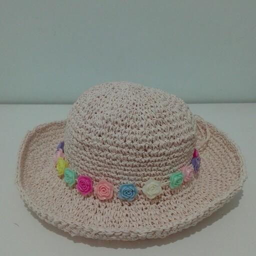 کلاه بچگانه تابستانی قلاب بافی