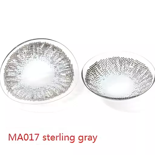 لنز شیشه ای سالیانه کلینیک رنگ طوسی یخی sterling gray 