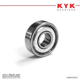 بلبرینگ شیار عمیق صنعتی 607ZZC3 برند KYK ژاپن