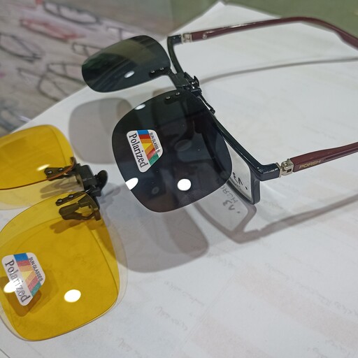 کاور  عینک  یوی  400  و  پلاریزه  قابل نصب بر  روی همه عینکهای طبی نمره جایگزین عینک آفتابی برا افراد  عینکی
