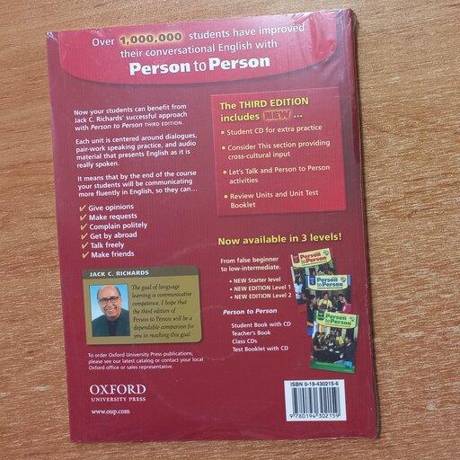 کتاب پرسن تو پرسن Person to Person 2 ویرایش سوم همراه با فایل صوتی
