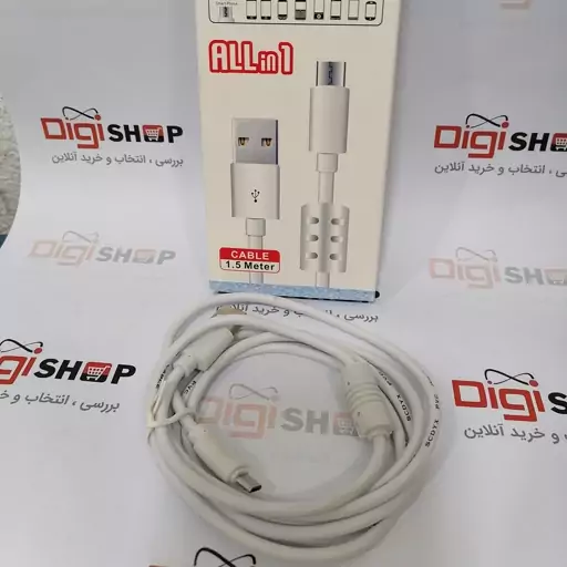 کابل شارژ خازن دار میکرو یو اس بی 1.5 متر MicroUSB  