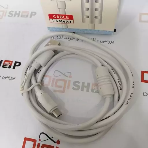 کابل شارژ خازن دار میکرو یو اس بی 1.5 متر MicroUSB  