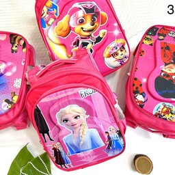 کیف مدرسه ای دخترانه صورتی