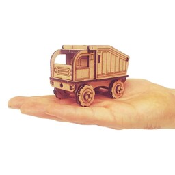  پازل چوبی سه بعدی بهکات طرح مینی کامیون