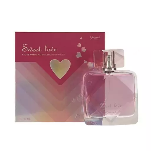 ادکلن زنانه سوئیت لاو sweet love برند ژک ساف حجم 100ml