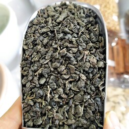 چای سبز خارجی ساچمه ای درجه یک بسته بندی 600 گرمی 