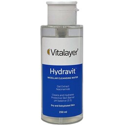 میسلار واتر هیدراویت ویتالیر مناسب پوست خشک حجم 250 میلی لیتر