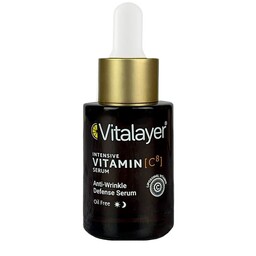 سرم روشن کننده ویتامین C ویتالیر مناسب انواع پوست حجم 30 میلی لیتر