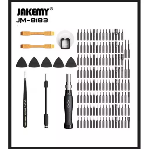 ست پیچ گوشتی 145 عددی جاکمی مدل JM-8183