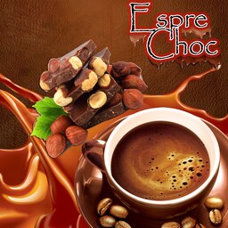 قهوه اسپرسو سوپر کافئین و کرما شکلات فندقی نیم کیلوگرم