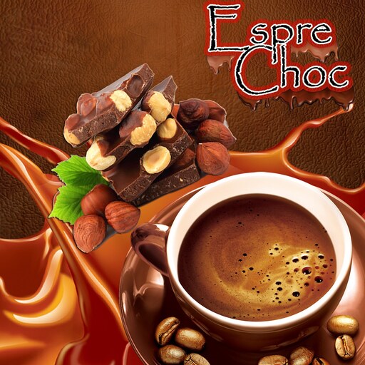قهوه اسپرسو سوپر کافئین و کرما شکلات فندقی نیم کیلوگرم