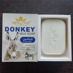 صابون شیر الاغ تایلندی 100 گرم MISTLETOE دانکی میلک آرایشی بهداشتی افلاک 