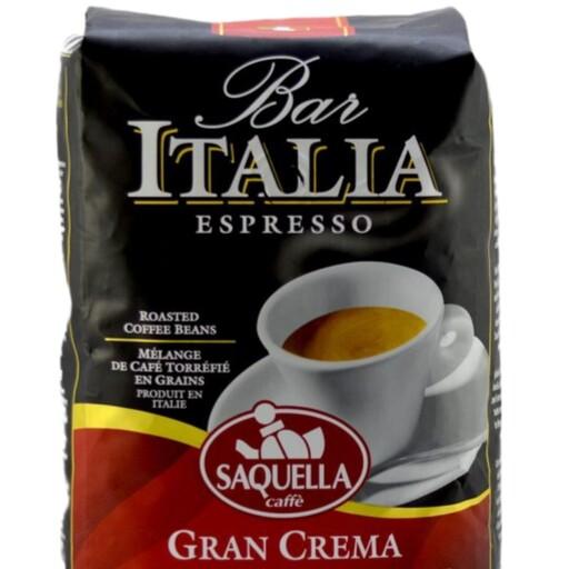 قهوه اسپرسو ایتالیا مدل ساکوئلا قرمز 1کیلویی