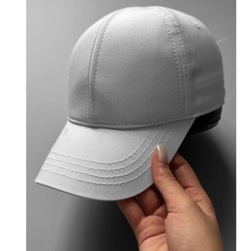 کلاه نقابدار طرح سفید ساده  قابل تنظیم سایز