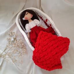 پَک خاله بازی و عروسک بازی دخترونه مدل پریماه (1) قرمز رنگ مناسب هدیه