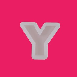 قالب سیلیکونی حروف تکی برای رزین حرف Y