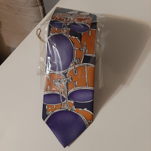 کراوات مردانه طرح ساز درامز