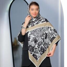 روسری نخی سیا اسکارف منگوله دار ارسال رایگان کد 110
