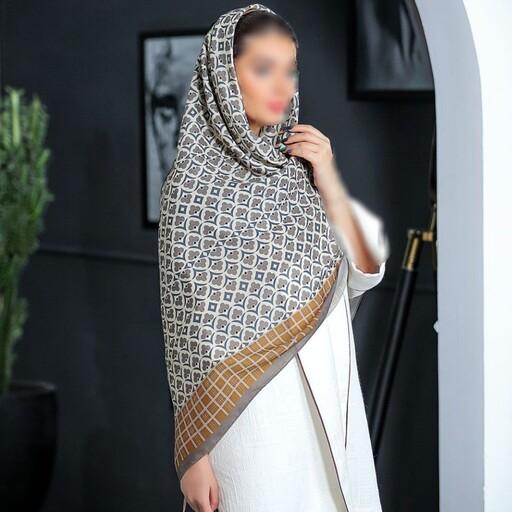 روسری نخی سیا اسکارف منگوله دار ارسال رایگان کد 105
