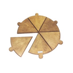 تخته سرو چوبی پیتزا مدل اسلایسی دیا چوب 