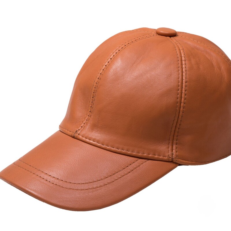 کلاه کپ تمام چرم طبیعی مناسب برای خانم ها و آقایان در رنگ بندی مختلف