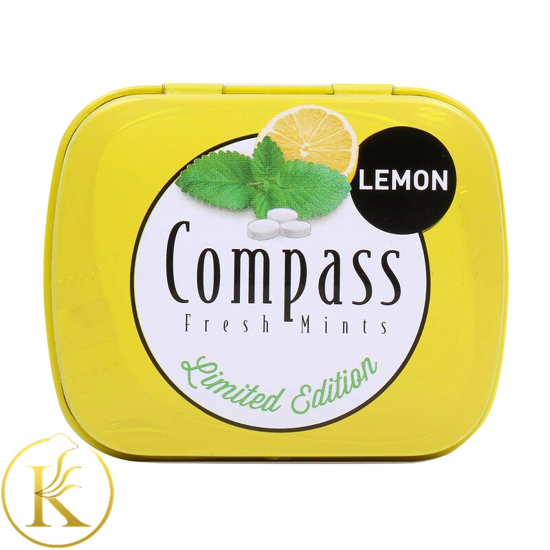 خوشبو کننده دهان کامپس با طعم لیمو بدون شکر (14 گرم) compass

