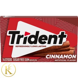 آدامس تریدنت دارچینی بدون شکر trident ( بسته ی 14 عددی)

