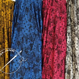 پارچه ویسکوز ژاکارد بافت مناسب جهت انواع پوشاک زنانه و مردانه (تیشرت شلوار مانتو)