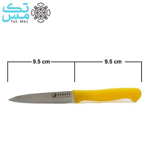 چاقوی آشپزخانه دم دستی استیل طاهری زنجان سایز 19