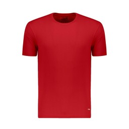 تی شرت پنبه یقه گرد مردانه پانیل مدل 165 قرمز