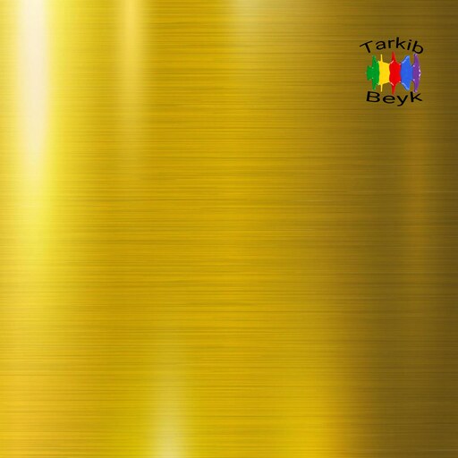 رنگ روغنی متالیک طلایی براق ترکیبی 1 کیلویی