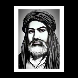 تمثال حضرت علی.شمایل امام علی.تابلو عکس حضرت علی علیه السلام طرح اسدالله امیرالمومنین.شمایل.تمثال.مولا