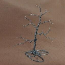 مجسمه دکوری درخت کاج زمستانی مینیاتوری دست ساز شیک و خاص رابیتس