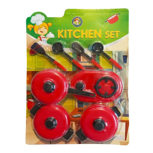 ست اسباب بازی آشپزخانه مدل آشپز کد 9033 مجموعه 8 عددی