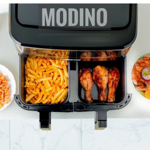 سرخ کن بدون روغن دوقلو (dual air fryer ) نیولند New Land مدل NL-2746BS