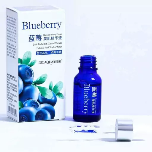 سرم آبرسان و لیفت صورت ضد چروک بایوآکوا Bioaqua blueberry moisturizer serum روشن کننده پوست حاوی آنتی اکسیدان