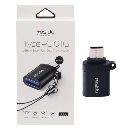 مبدل USB به USB Type-C مدل yesido GS06