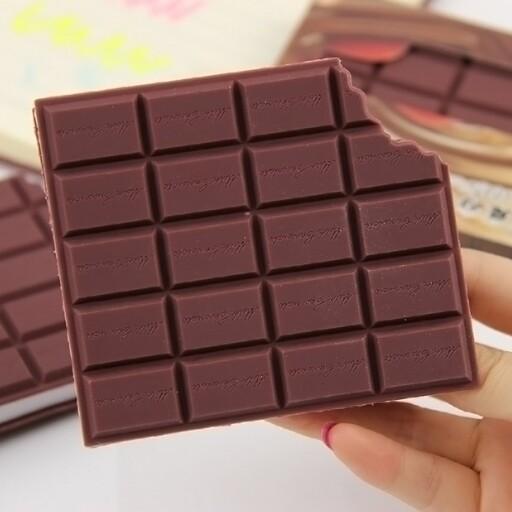 دفترچه شکلاتی مطعر جلد سیلیکونی