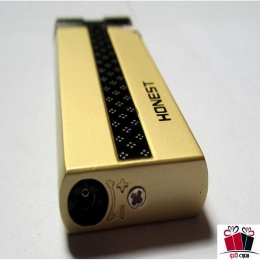 فندک طلایی روشن با برند HONEST مدل HN8186