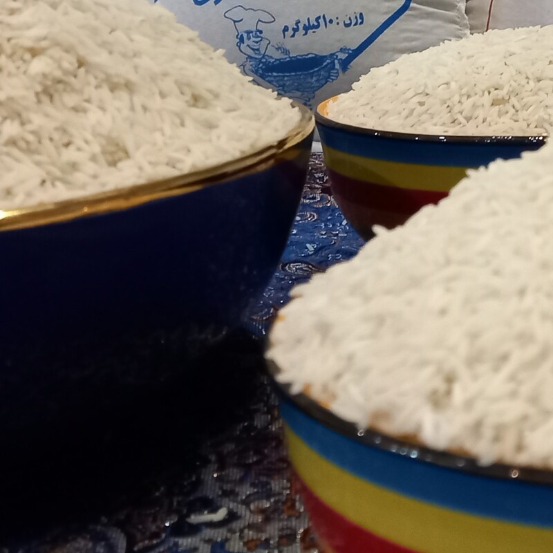 برنج ایرانی از بهترین شالیزارهای کشور         هاشمی اعلاء    در  بسته های 10 کیلویی