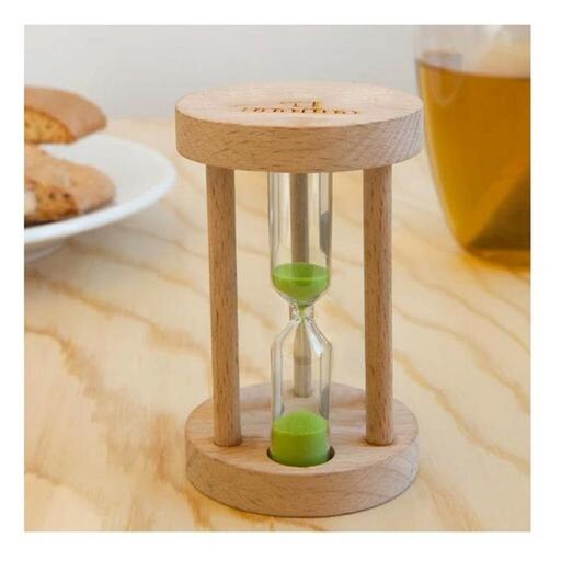 ساعت شنی چوبی واتان مدل کپسولی  wooden-3min