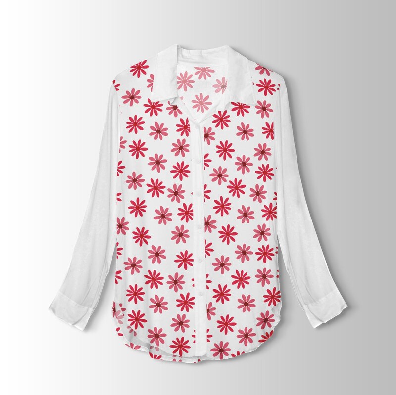 پارچه لباس  پارچه باما کرپ بوگاتی مدل  گل های زیبا  کد 6011260