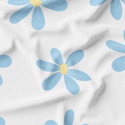 پارچه لباس  پارچه باما کرپ بوگاتی مدل  گل های بهاری کد 6011250