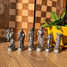 مهره شطرنج پلی استری 16عددی کد16